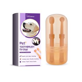 Yegbong Pet Toothbrush For Dogs, Pet Oral Cleaning Dental Stains Dental th Care